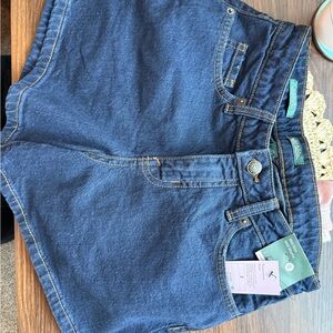 Blue Denim Shorts
